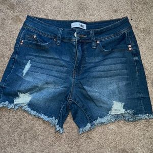 Curvy Fit summer denim shorts